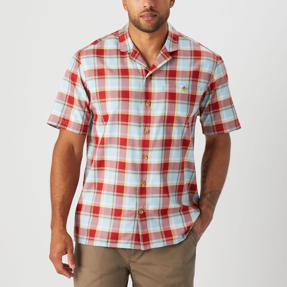 Duluth Breezeshooter Camp Collar Untucked Shirt Relaxed Fit Button Down 2XL